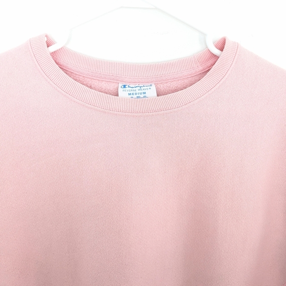 Champion Women's Thick Pink Sweatshirt In Size M - Picture 3 of 10